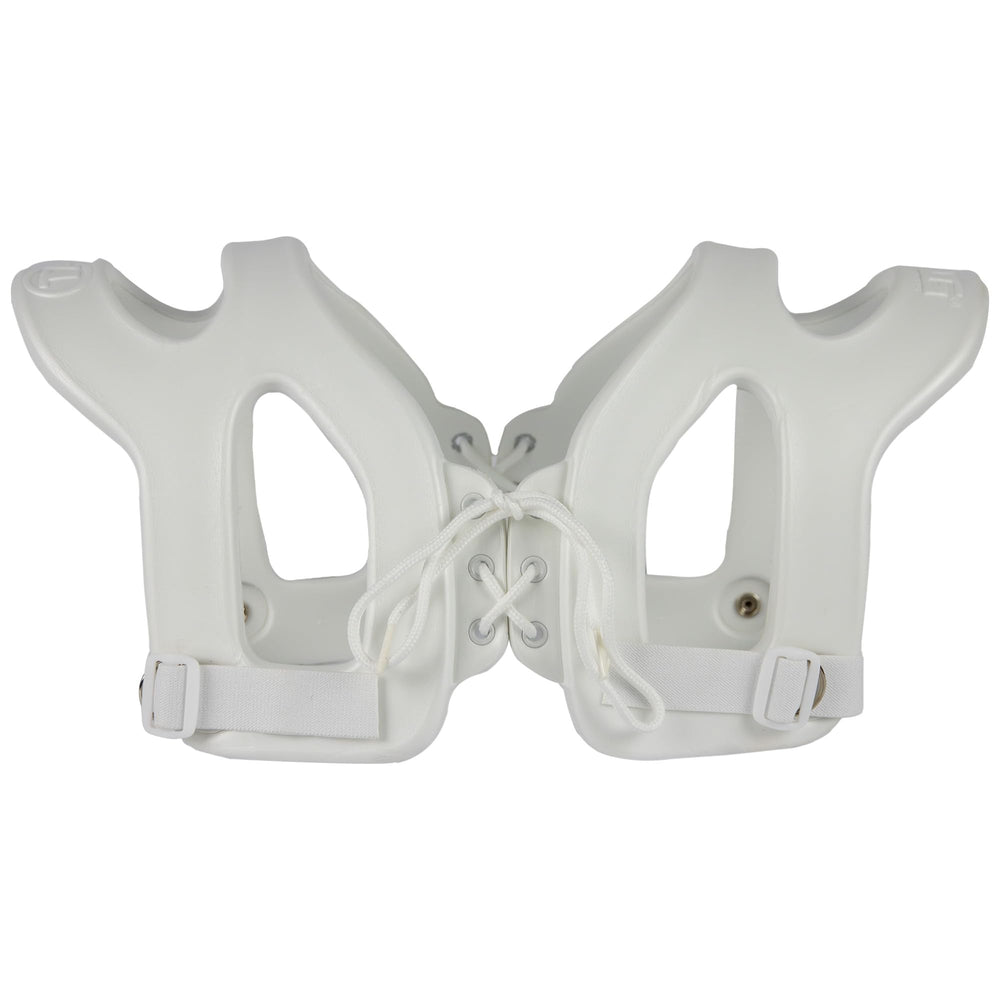 TAG youth shoulder pad front view showing slim protective profile and fit