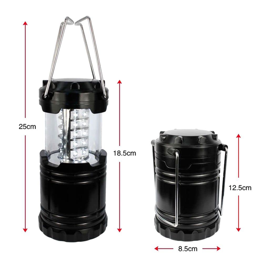 TAIHOM ELECTRIC four lanterns stacked demonstrating space-saving storage for emergency kits