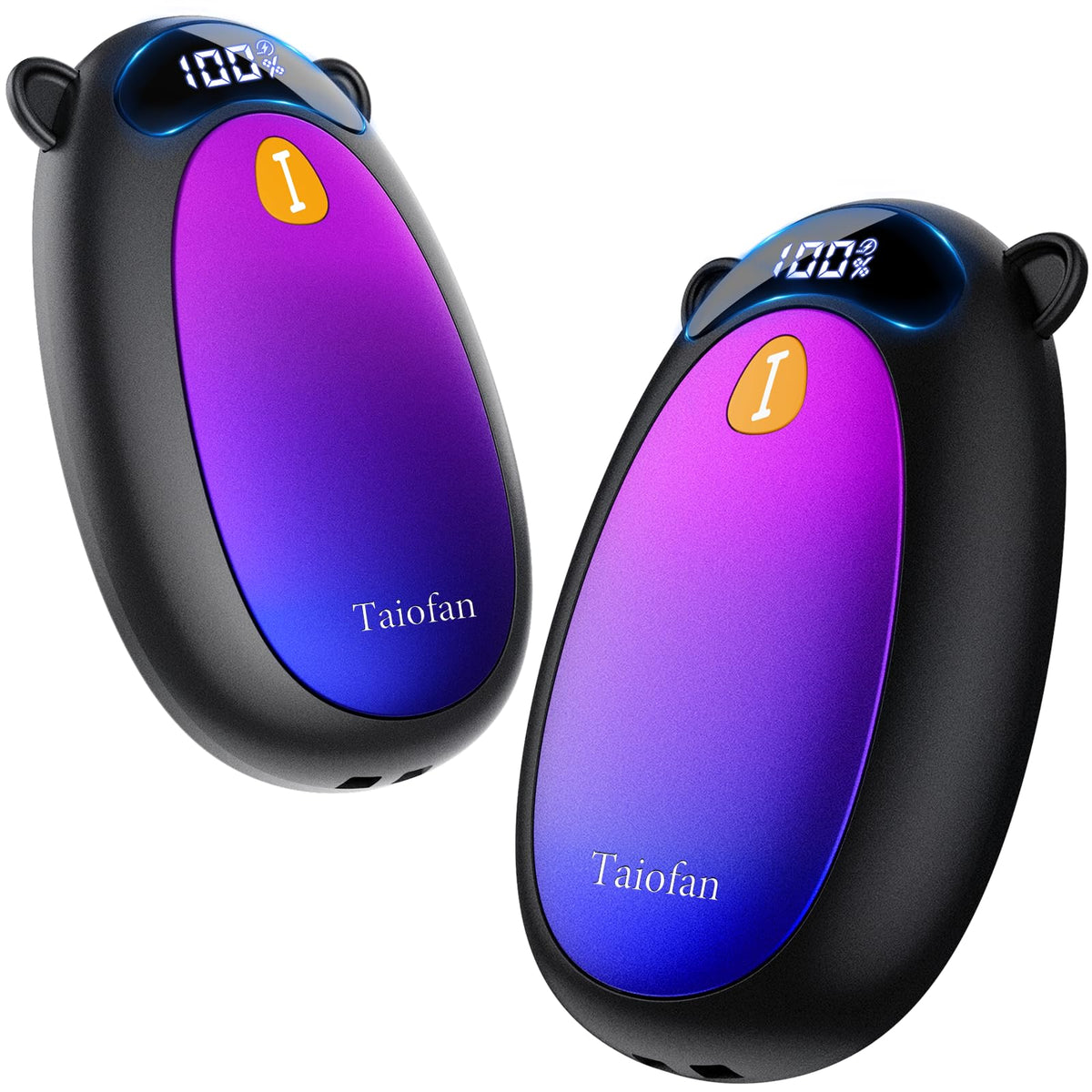 Taiofan front view showing cute bear shape and compact design for easy carry