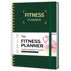 Taja front cover view showing compact, durable planner for neat tracking