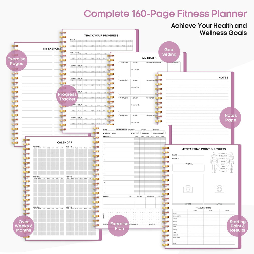 Taja pocket and elastic strap holding notes and securing the planner