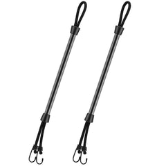 Tandefio front view showing two dock rods, clear organization benefit