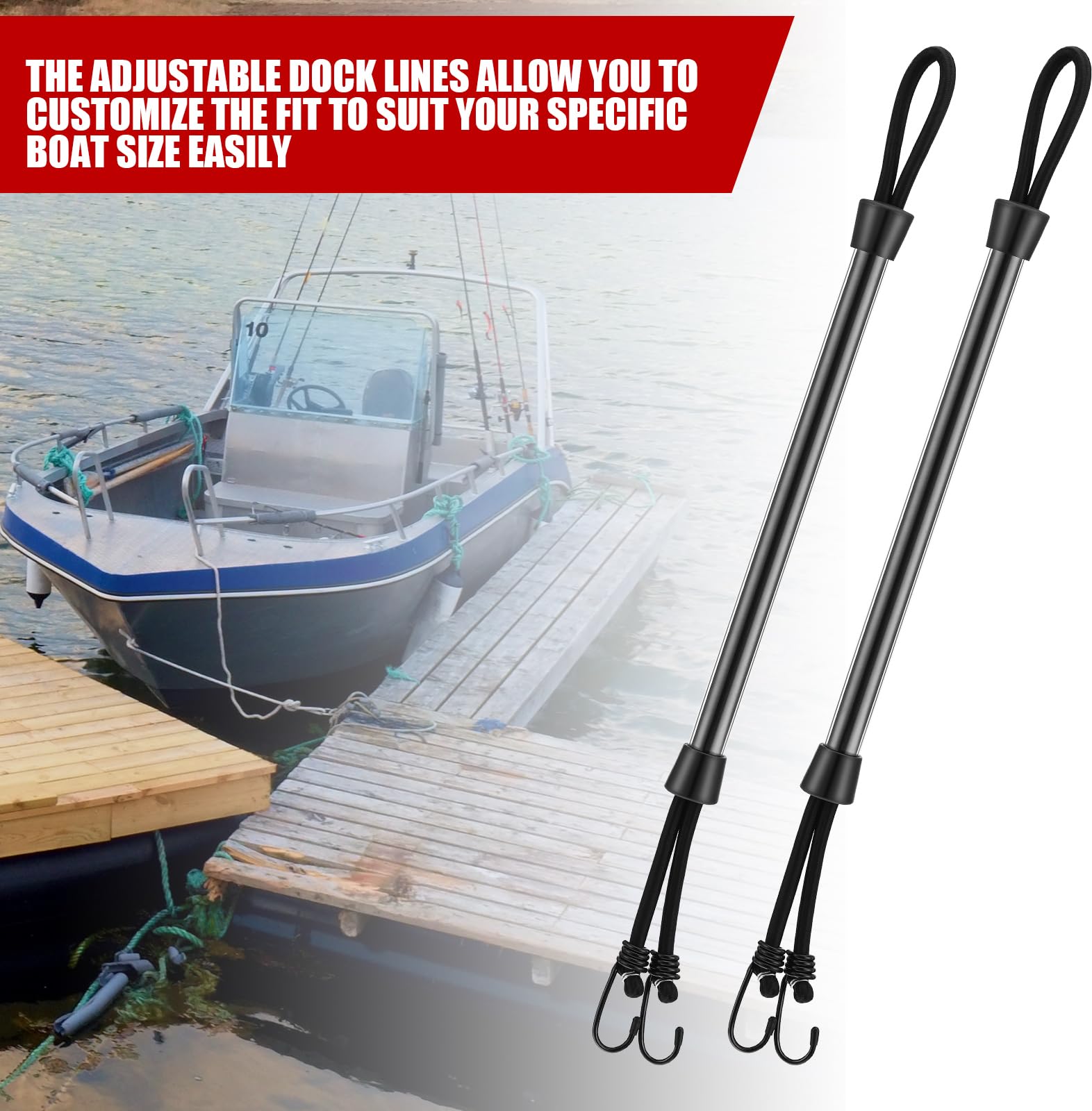 Tandefio rods stored compactly in locker, tidy storage benefit