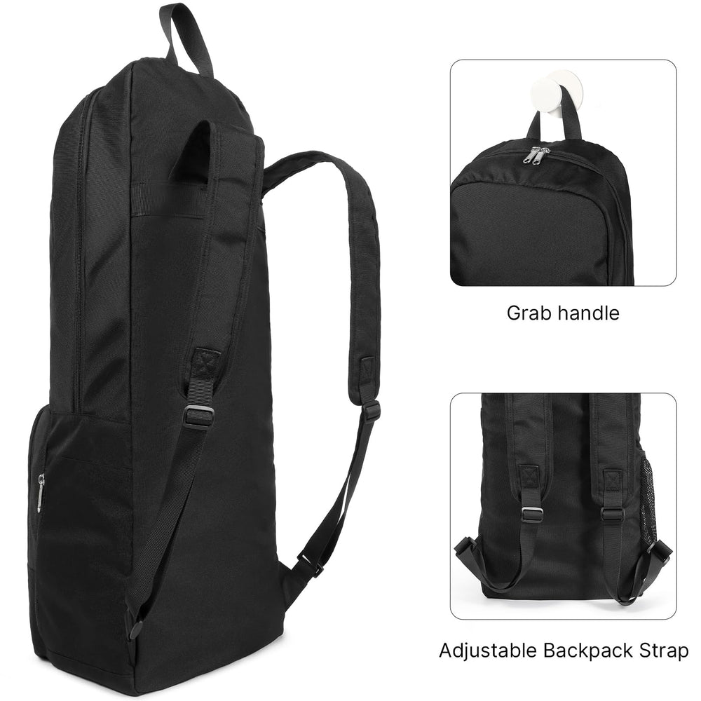Tangoner exterior wet pocket and secure zip pocket keeping damp items separated