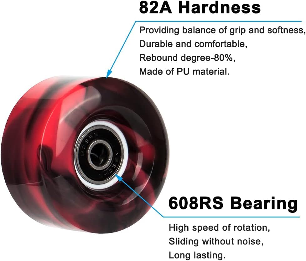 Tanzfrosch toe stopper close-up showing large surface for reliable braking