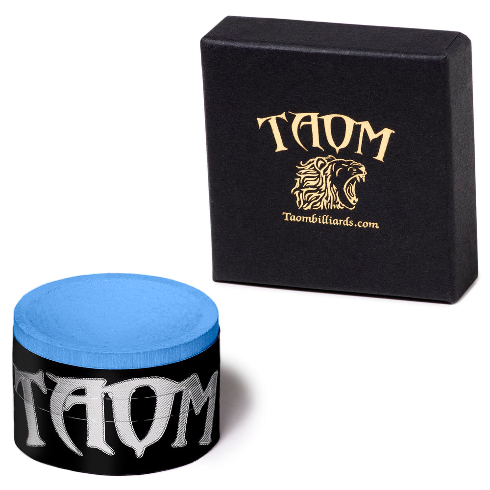 TAOM V10 held in hand showing scale and portable cue accessory benefit