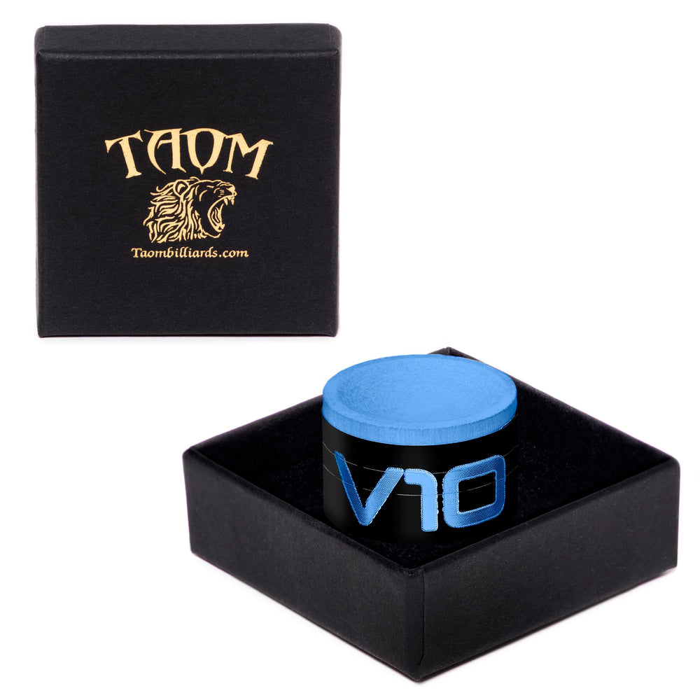 TAOM V10 in branded box protected for travel and storage convenience