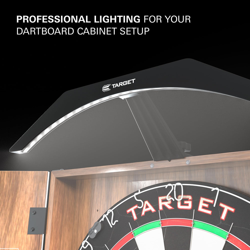 Target Darts Arc close-up of LED array showing bright consistent output