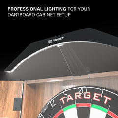 Target Darts Arc close-up of LED array showing bright consistent output