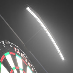 Target Darts Arc side profile showing low-profile arm and neat fit