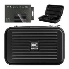 Target Darts front view of Takoma XL wallet showing secure closed case and compact protection