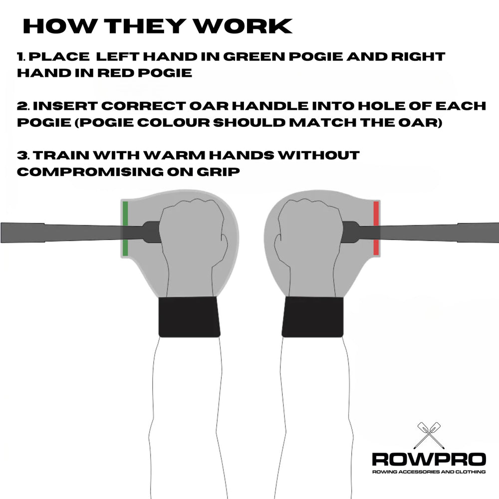 Tarrapu lifestyle image of sculler wearing pogies demonstrating warmth and maintained grip