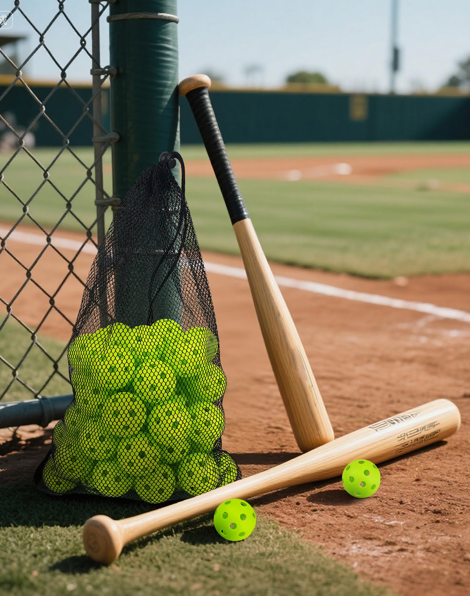 Tarutaru next to a standard baseball for scale, shows compact training size