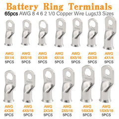 Taukealugs close-up of copper ring terminals highlighting corrosion resistance