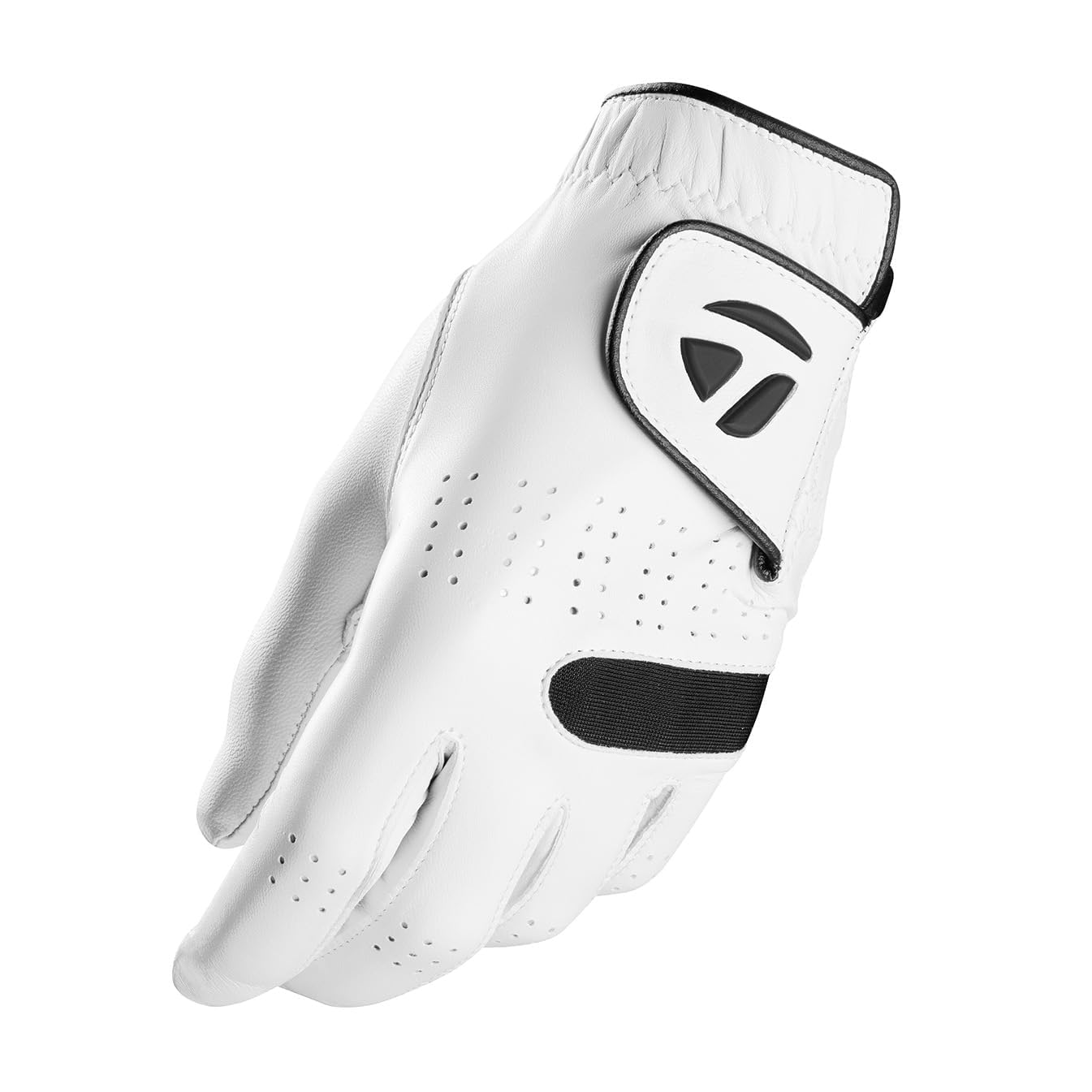 TaylorMade glove worn on player during swing demonstrating control and comfort benefit