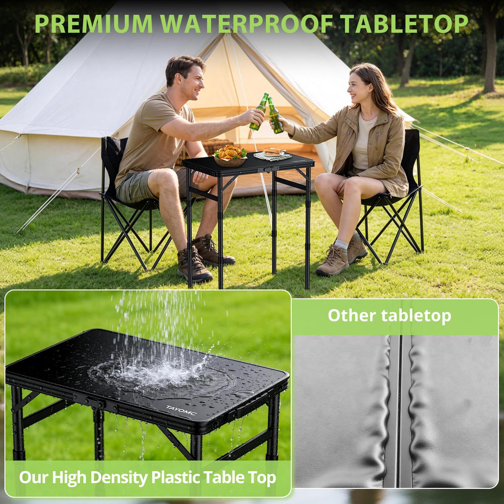 TAYOMC leg and latch detail durable aluminum stability benefit