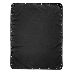 TeBaisea front view of black T-top cover showing full fit and UV protection