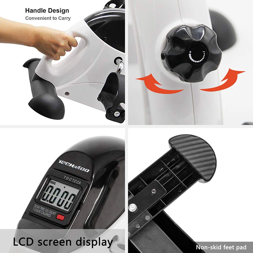 TECHMOO folded compact storage demonstrating portability and easy stow benefit