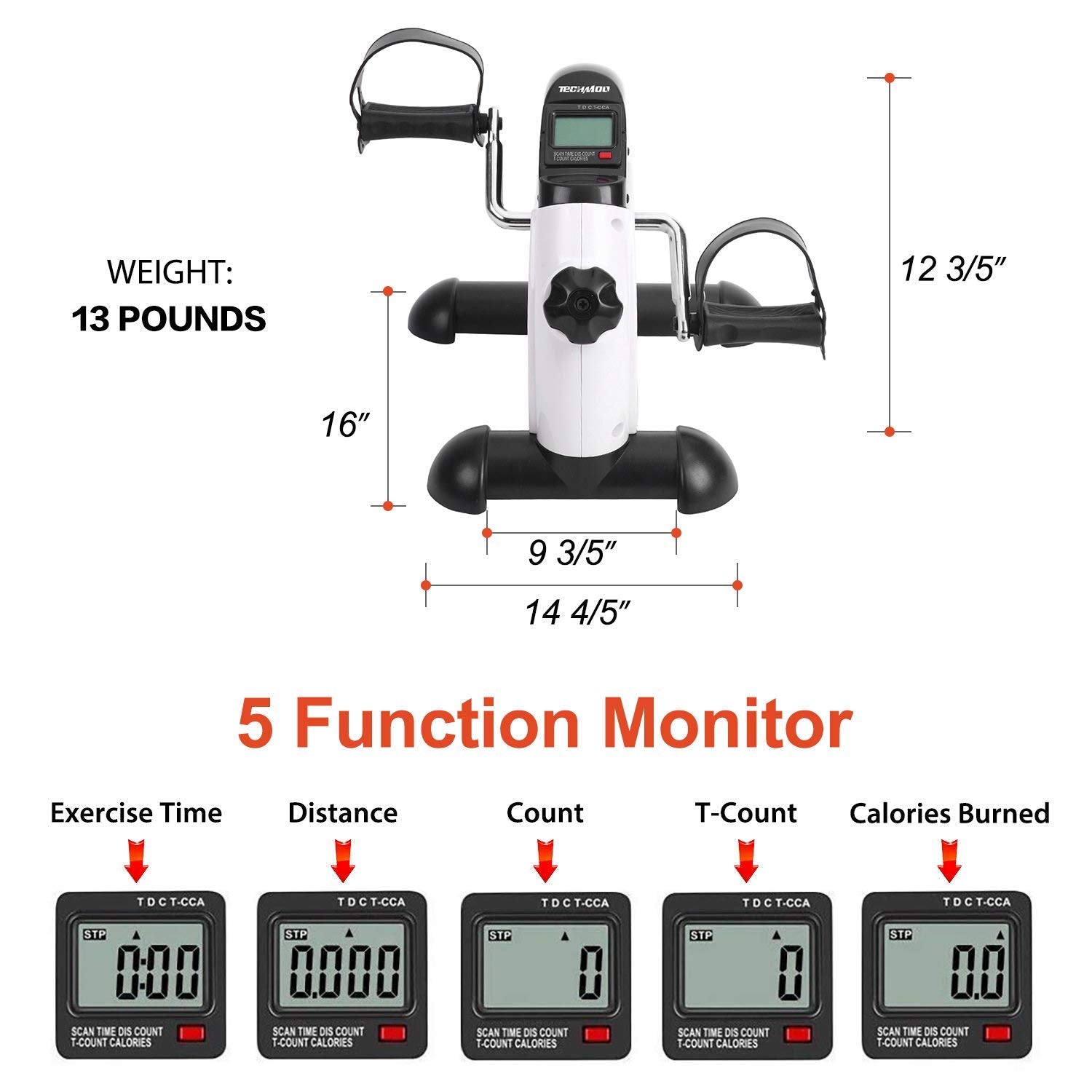 TECHMOO tension knob detail highlighting adjustable resistance for progressive training
