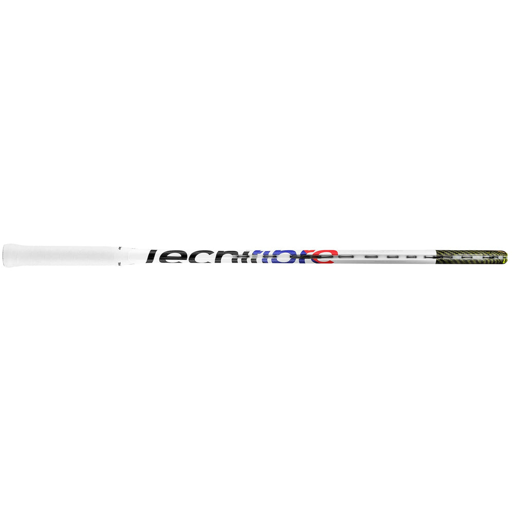 Tecnifibre Carboflex X-TOP 125 next to ruler to show lightweight scale