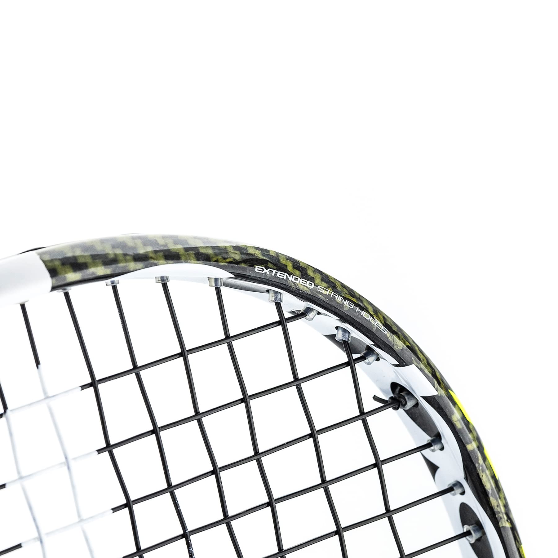 Tecnifibre Carboflex X-TOP 125 shaft detail highlighting aerodynamic Airshaft