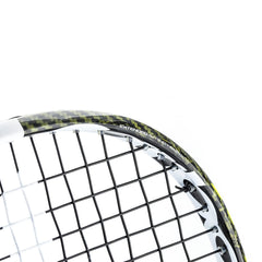 Tecnifibre Carboflex X-TOP 125 shaft detail highlighting aerodynamic Airshaft
