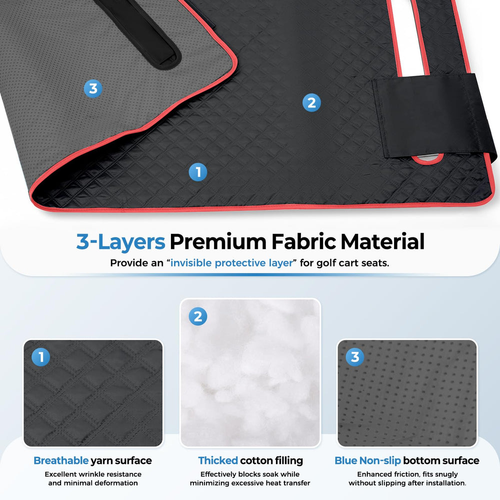 Tecoom close-up of 230T twill texture demonstrating durable, water-repellent surface