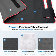 Tecoom close-up of 230T twill texture demonstrating durable, water-repellent surface
