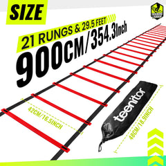 Teenitor close-up of sturdy plastic rung and nylon strap for long-lasting durability
