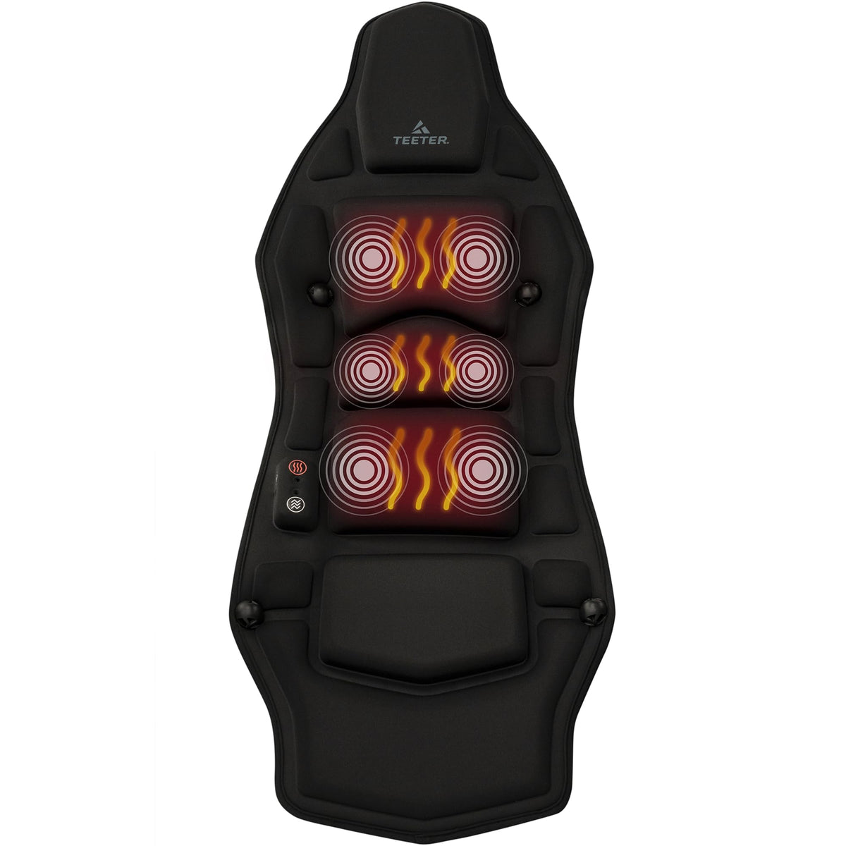 TEETER cushion front view showing plush backrest and immediate comfort