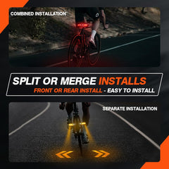 Teguangmei remote control and buttons for easy mode switching and turn signal activation