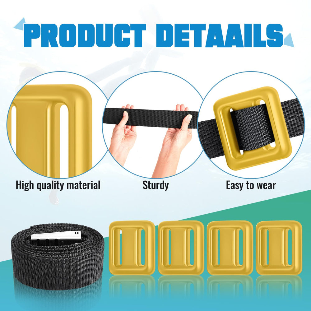 Tellegloww metal quick-release buckle on nylon belt for secure fasten and quick ditch