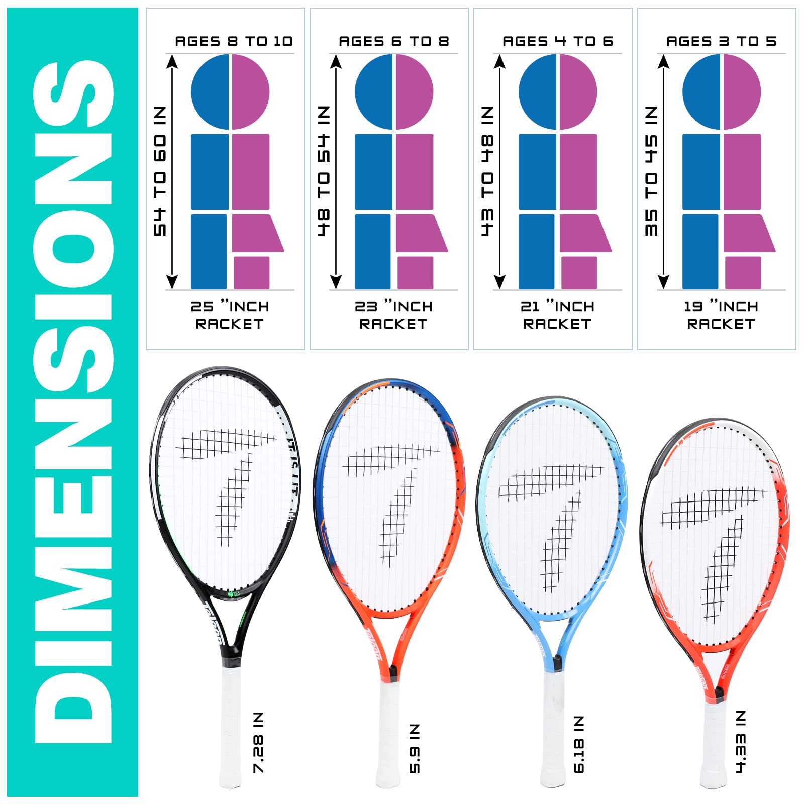 Teloon racket in use by a child demonstrating control and confidence