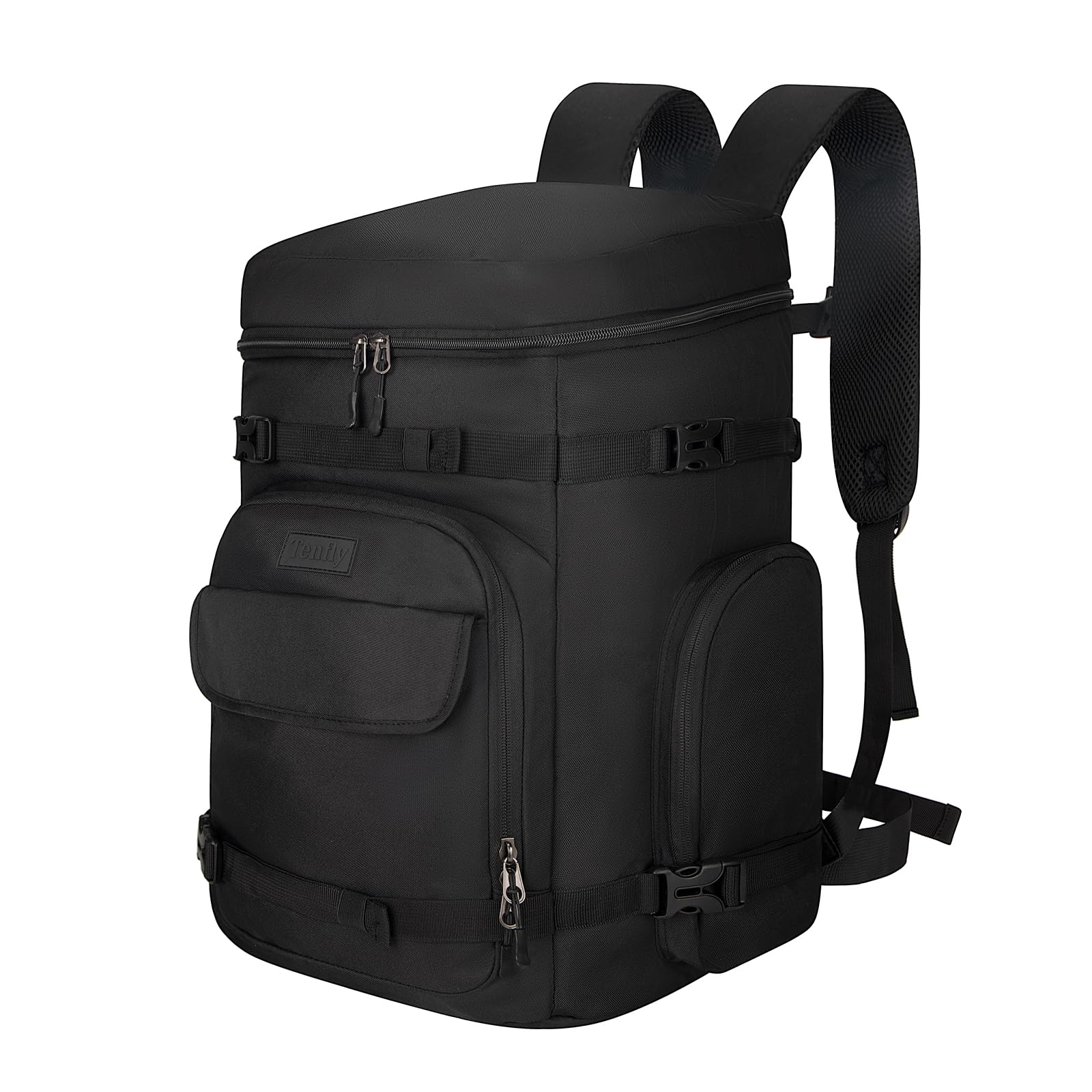 TENFLY front view showing organized pockets and easy access benefit