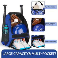 TENFLY ventilated cleat pocket isolating dirty shoes to protect uniforms