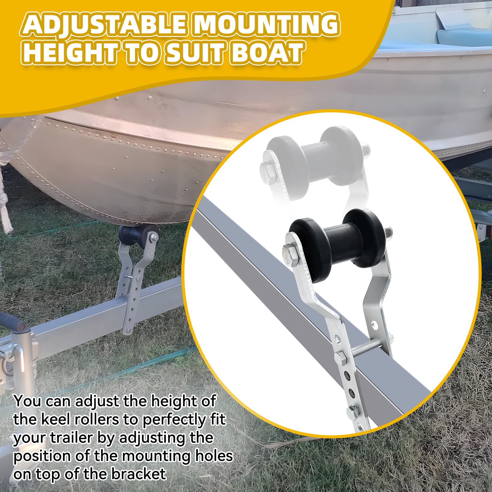 TENGBASE bracket detail highlighting welds and adjustable mounting holes for strength