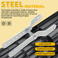 TENGBASE close-up of roller rubber texture for smooth hull protection