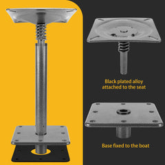 TENGBASE side profile with mounted seat demonstrating practical in-boat setup