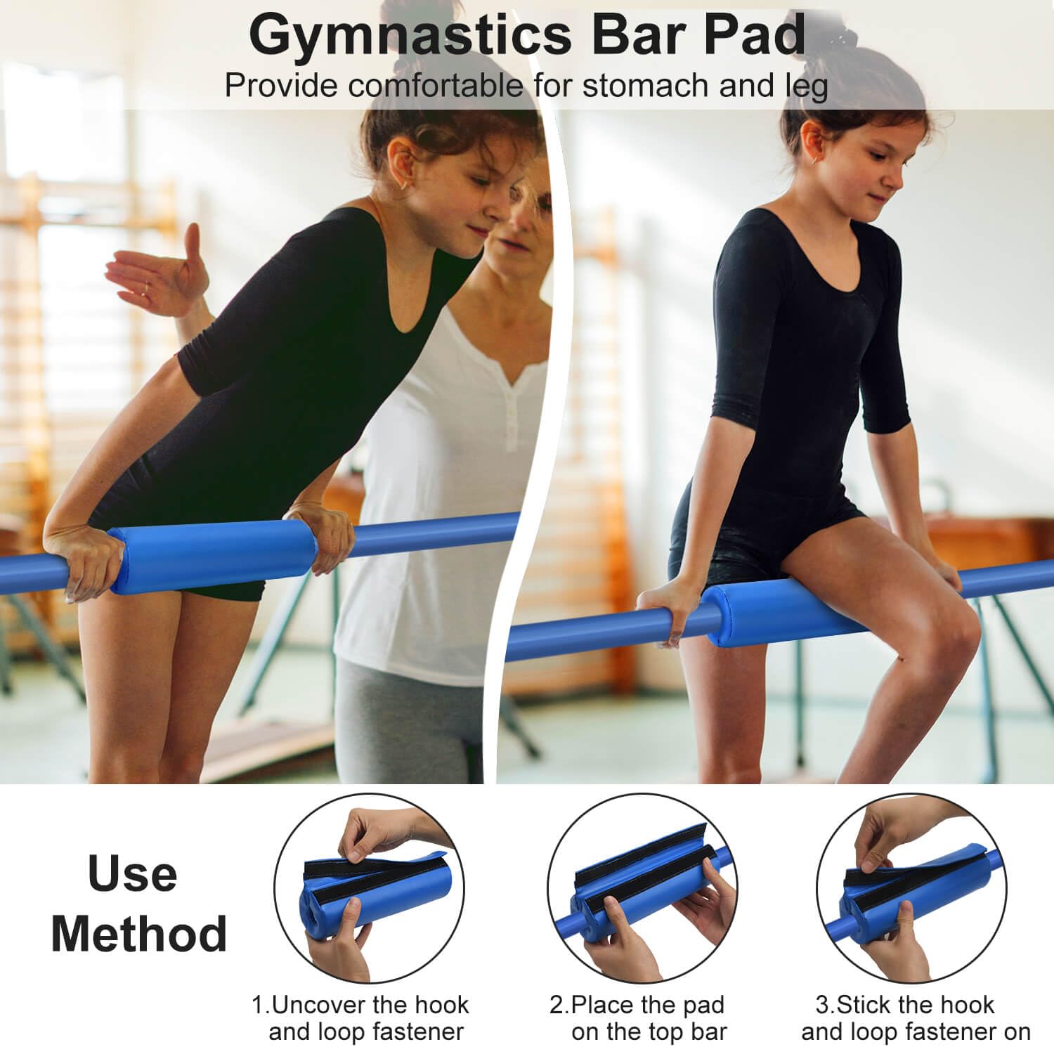 Tepemccu padded bar close-up protecting hands and reducing impact during use
