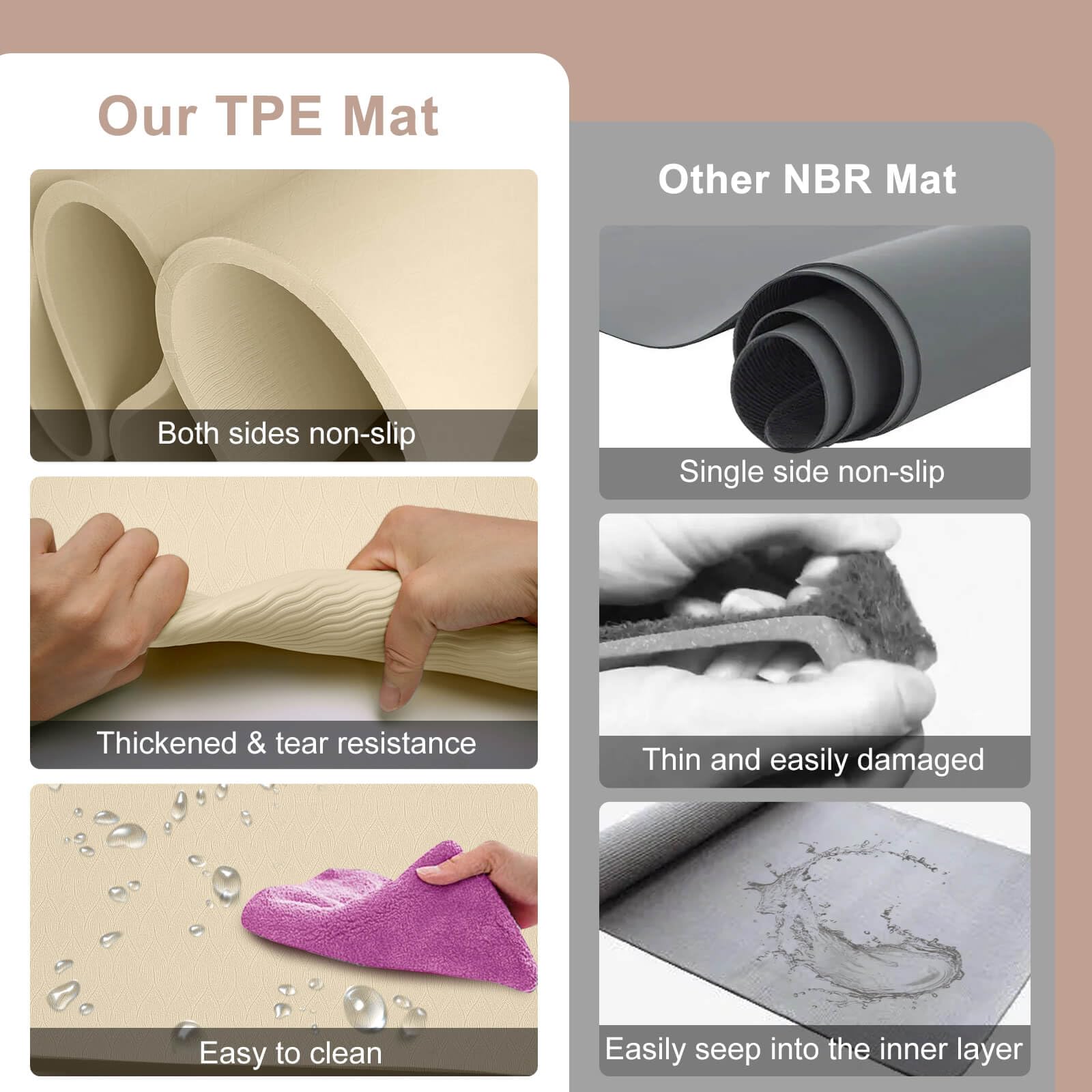 Tepemccu close-up of padded bar sleeve protecting hips and improving comfort
