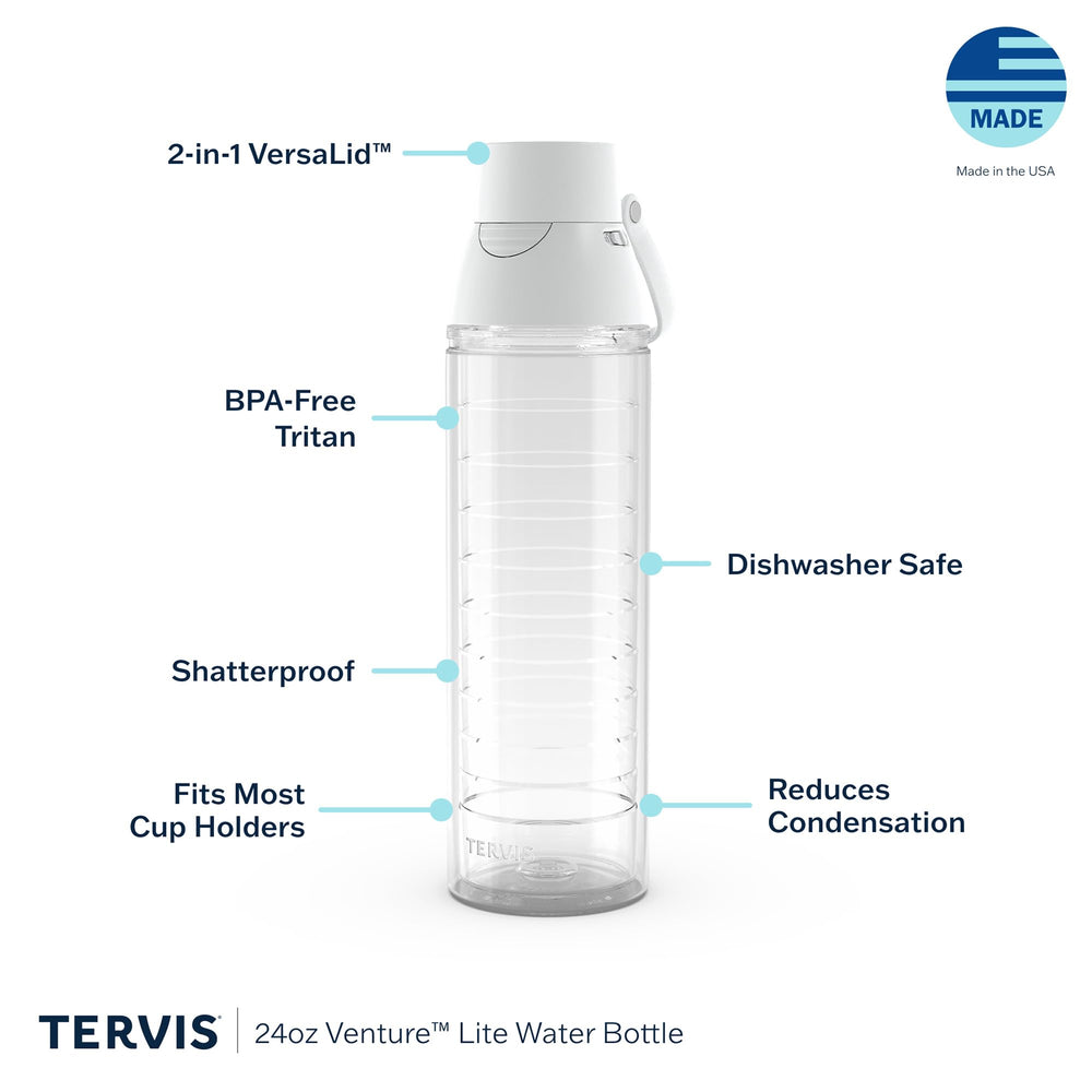 Tervis close-up of Tritan texture and pattern, durable shatter-resistant finish