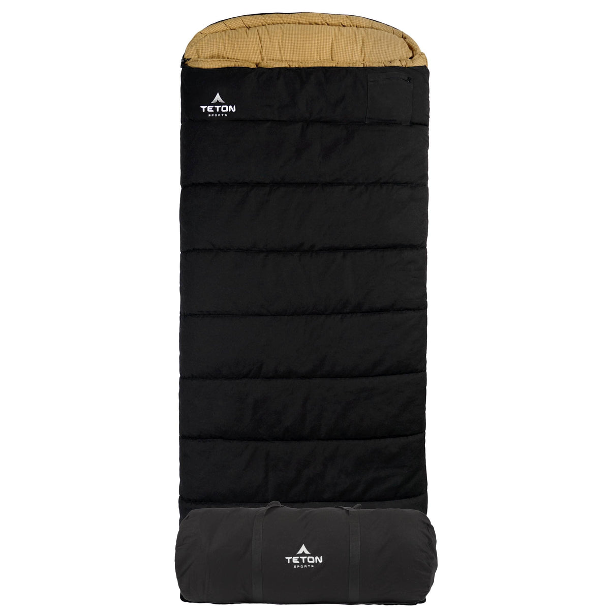TETON Sports front view of Deer Hunter bag showing durable shell and full length, reliable warmth
