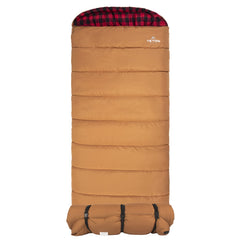 TETON Sports Deer Hunter front view showing rugged canvas shell and full-length zipper for durability