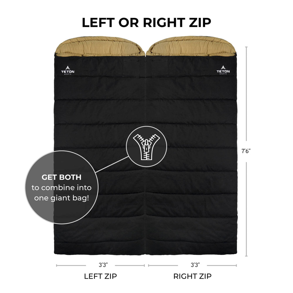 TETON Sports close-up of mummy hood cinch for head warmth and snug fit benefit
