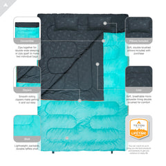 TETON Sports matching pillows close-up showing soft fabric for comfortable support