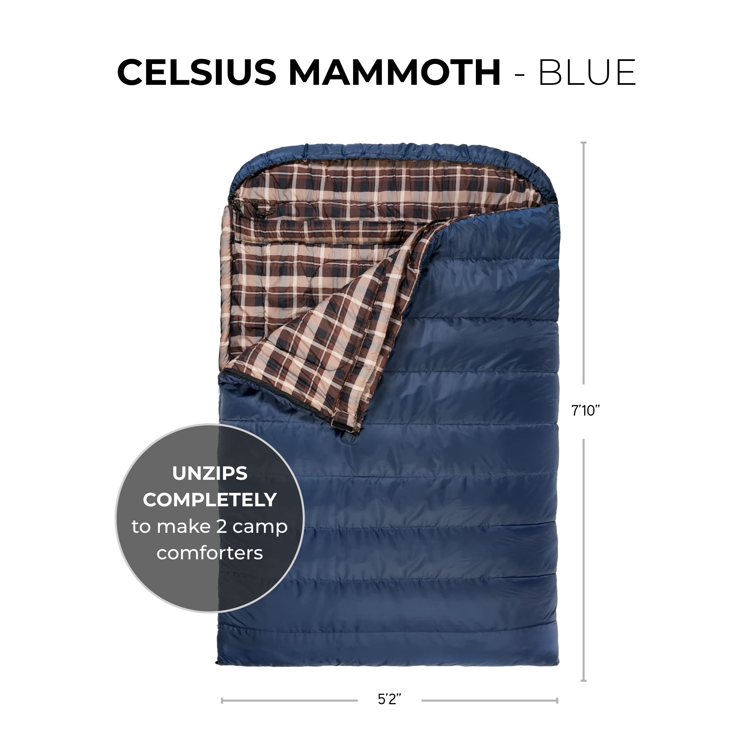 TETON Sports Mammoth packed into included stuff sack for simple transport