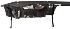 TETON Sports front view of cot organizer showing pockets and attachment straps for quick access