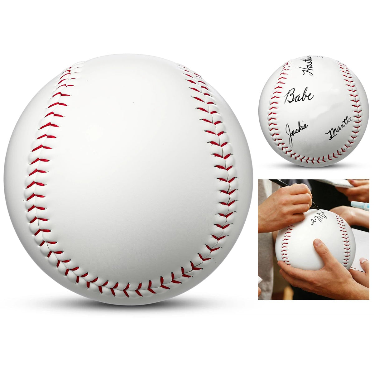 Teyva Daily oversized baseball front view showing bold display presence and team pride