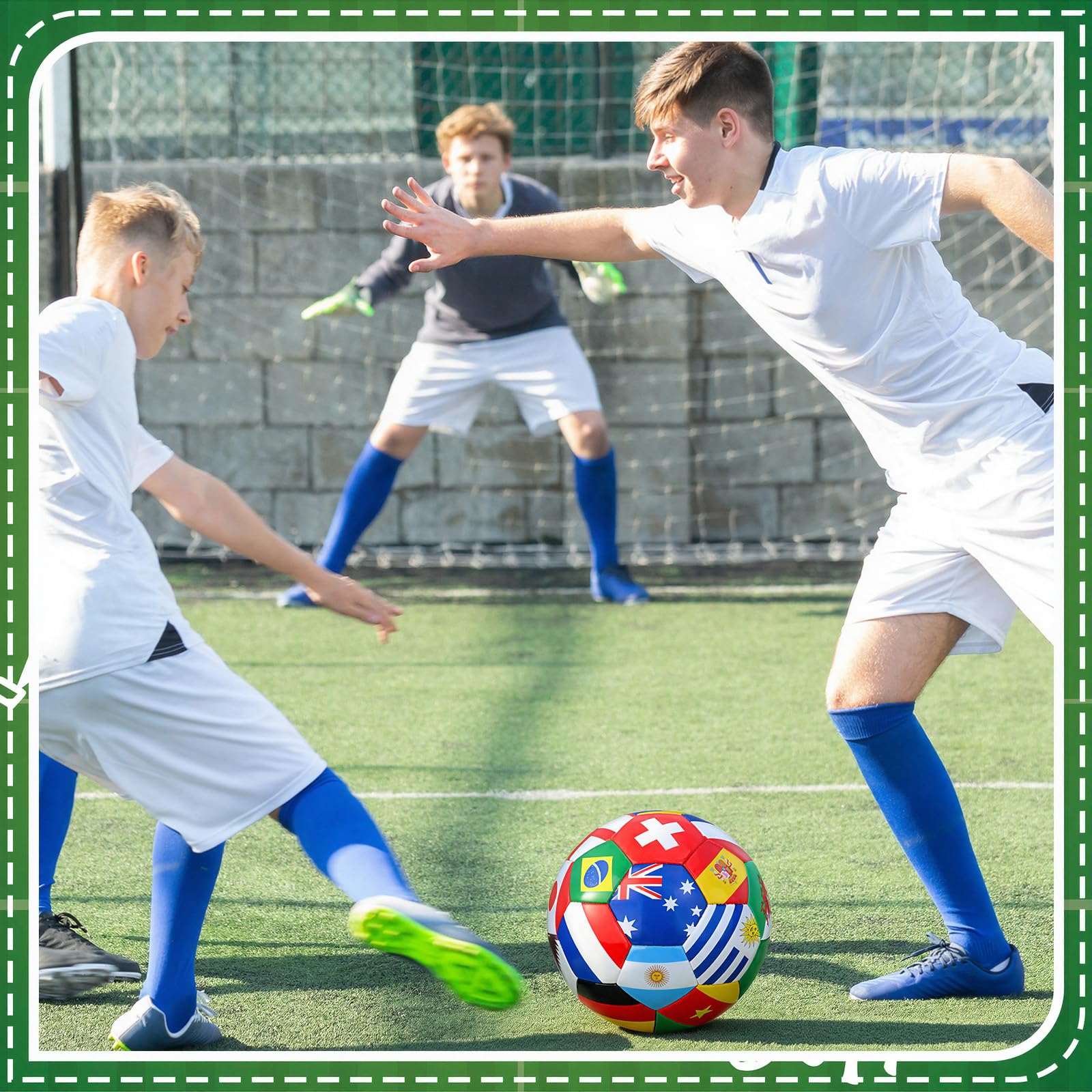 Teyva Daily lifestyle shot of player kicking ball in park adding energy to events