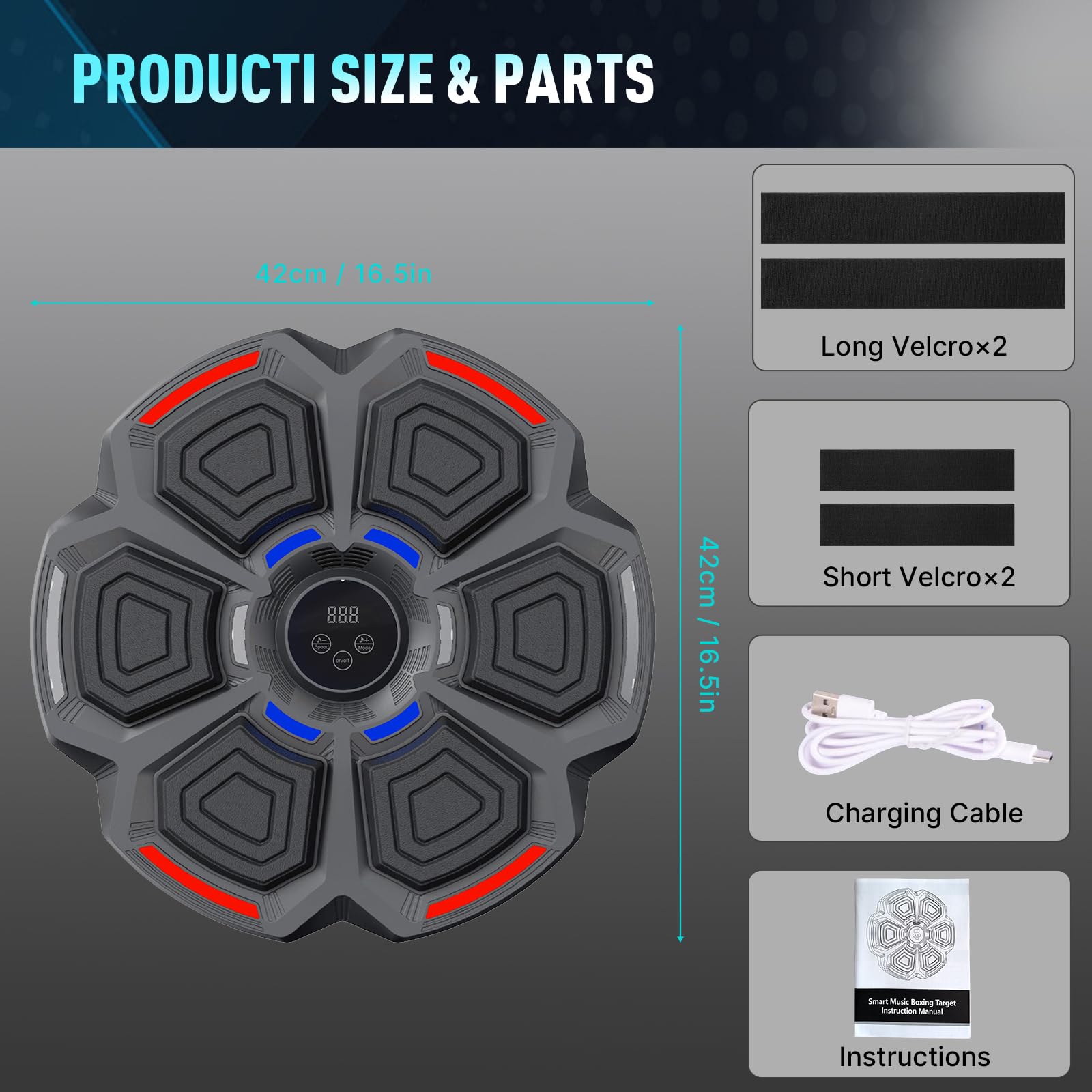 TGHIJKK close-up of thick sponge pad highlighting durable cushioned surface